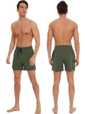 Custom men’s fitness shorts beach bottom men pockets shorts with lining