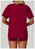 Oversize O Neck Cool Feeling Activewear T-shirt