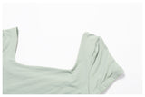 Summer soft short sleeve jumpsuit set yoga wear activewear clothes