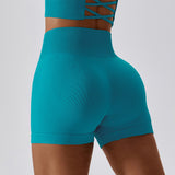 Wholesale Butt Lift Seamless Running Biker Shorts