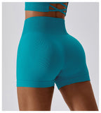 Wholesale Butt Lift Seamless Running Biker Shorts
