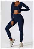 Low MOQ High Quality Fitness Fashion Long Sleeve Tops With Button