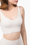 Women's Scallop U back Yoga Sports Bra
