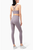 Women Solid Tracksuit Workout Outfits Sports Bra Set Yoga Sets for Women