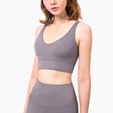 Women's Scallop U back Yoga Sports Bra