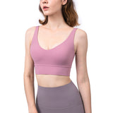 Women's Scallop U back Yoga Sports Bra