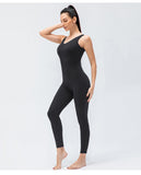 Sexy Bodycon Sleeveless V Neck One Piece Jumpsuit Romper