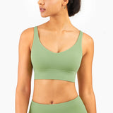 Women's Scallop U back Yoga Sports Bra