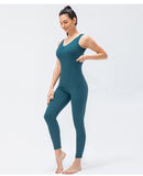 Sexy Bodycon Sleeveless V Neck One Piece Jumpsuit Romper
