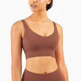 Women's Scallop U back Yoga Sports Bra