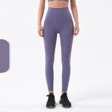 Brush Nude Felling Fabric High Waist Yoga Leggings