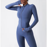 Lightweight Zip Up Yoga Jacket Cropped Athletic Slim Fit Tops