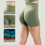  Workout Butt Lifting High Waist Seamless Gym Shorts Yoga Booty Shorts