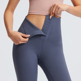 Invisible Breasted Full Length Pants Yoga Leggings