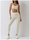 Recycled Material Sports Bra And Leggings Set