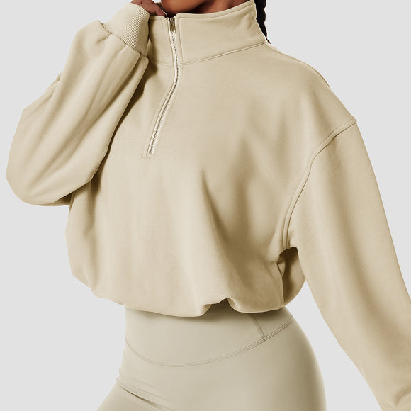 Wholesale Women's Sweatshirt Oversize Crop Top Hoodies