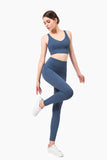 Women's Scallop U back Yoga Sports Bra