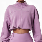  Plus Size ComfortSoft French Terry Zip Up  Women's Sweatshirt Hoodie