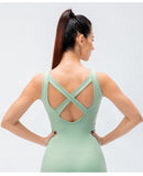 Sexy Bodycon Sleeveless V Neck One Piece Jumpsuit Romper