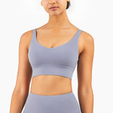 Women's Scallop U back Yoga Sports Bra