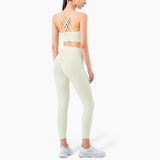 Women Solid Tracksuit Workout Outfits Sports Bra Set Yoga Sets for Women