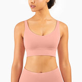 Women's Scallop U back Yoga Sports Bra