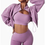  Plus Size ComfortSoft French Terry Zip Up  Women's Sweatshirt Hoodie