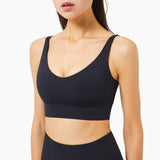 Women's Scallop U back Yoga Sports Bra