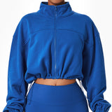  Plus Size ComfortSoft French Terry Zip Up  Women's Sweatshirt Hoodie