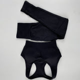 Athletic Outfits Seamless Yoga Leggings with Sports Bra Gym Tracksuits Set