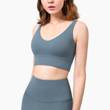 Women's Scallop U back Yoga Sports Bra