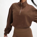 Wholesale Women's Sweatshirt Oversize Crop Top Hoodies