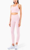  2 Piece Set Yoga Sports Bra and Leggings Fitness Activewear