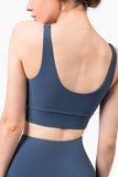 Women's Scallop U back Yoga Sports Bra