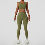 Recycled Material Sports Bra And Leggings Set