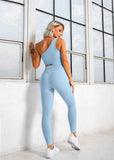 Recycled Material Sports Bra And Leggings Set
