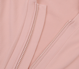 Women's Zipper Front Closure Short Sleeve Sports Tops