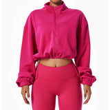  Plus Size ComfortSoft French Terry Zip Up  Women's Sweatshirt Hoodie