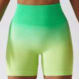 Tie Dye High Waist Butt Lifting Seamless Bike Shorts Workout Yoga Running Shorts