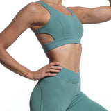 Crop Sports Bra High Waist Yoga Pants 2 Pieces  Workout Sets