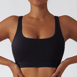 Recycled Material Race Back Sports Bra
