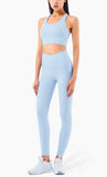  2 Piece Set Yoga Sports Bra and Leggings Fitness Activewear