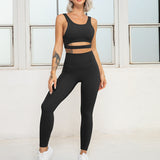 Recycled Material Sports Bra And Leggings Set