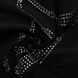 Oversized Rhinestone Skeleton Graphic Zip Up Hallowmas Hooded Sweatshirt Streetwear Jacket