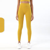 Brush Nude Felling Fabric High Waist Yoga Leggings