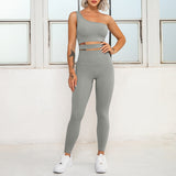 Recycled Material Sports Bra And Leggings Set