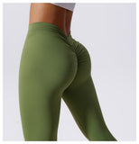 Wholesale Scrunch Butt Leggings No Camel Toe V Back Yoga Pants Sexy Leggings for Women