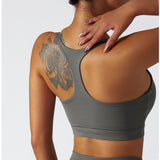 Recycled Material Race Back Sports Bra