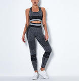 Workout Set High Waist Leggings Seamless Yoga Activewear Set