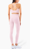  2 Piece Set Yoga Sports Bra and Leggings Fitness Activewear
